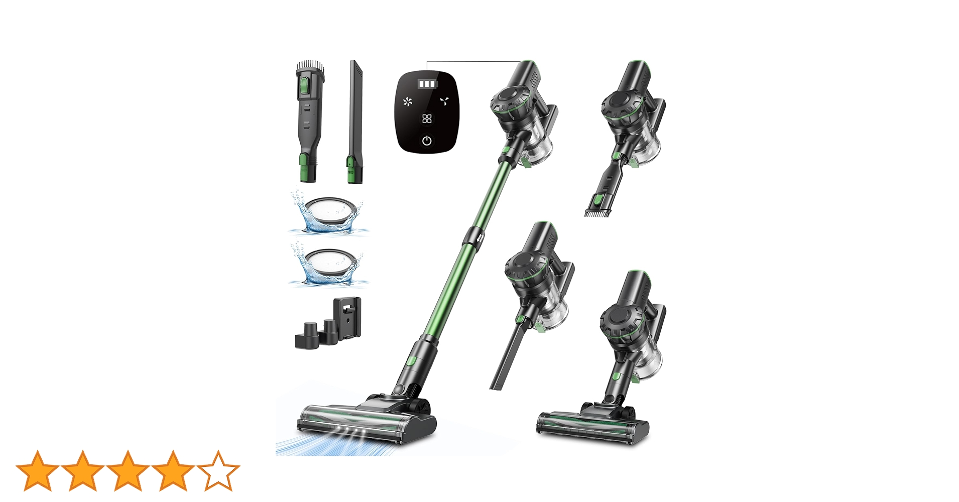 掃除機 コードレス 強力吸引&amp;自立式 V9PRO コードレス掃除機 サイクロン Amazon.co.jp: 掃除機 コードレス【45KPa強力吸引&自立式】V9PRO